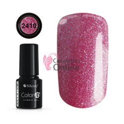 Oja Semipermanenta Unicorn Color It Silcare 6g Cod 2410 + 1 Sclipici Auriu cu Reflexii Cadou